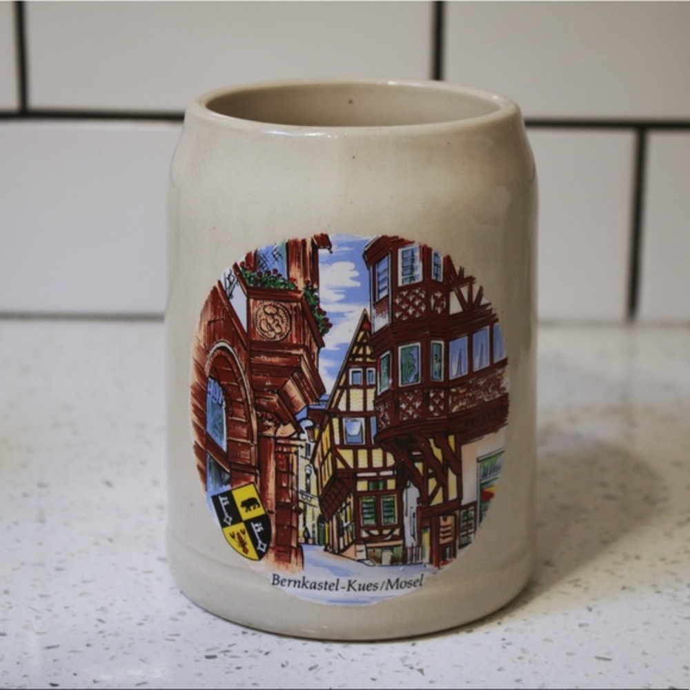 Bernkastel-Kues Mosel Vintage Stein Mug